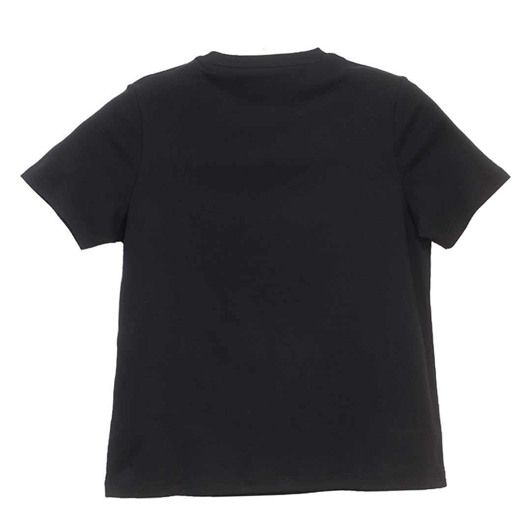 GIORDANO Women's Mulberry Silk Blend Boyfriend Fit Crew Neck Tee (05326224)