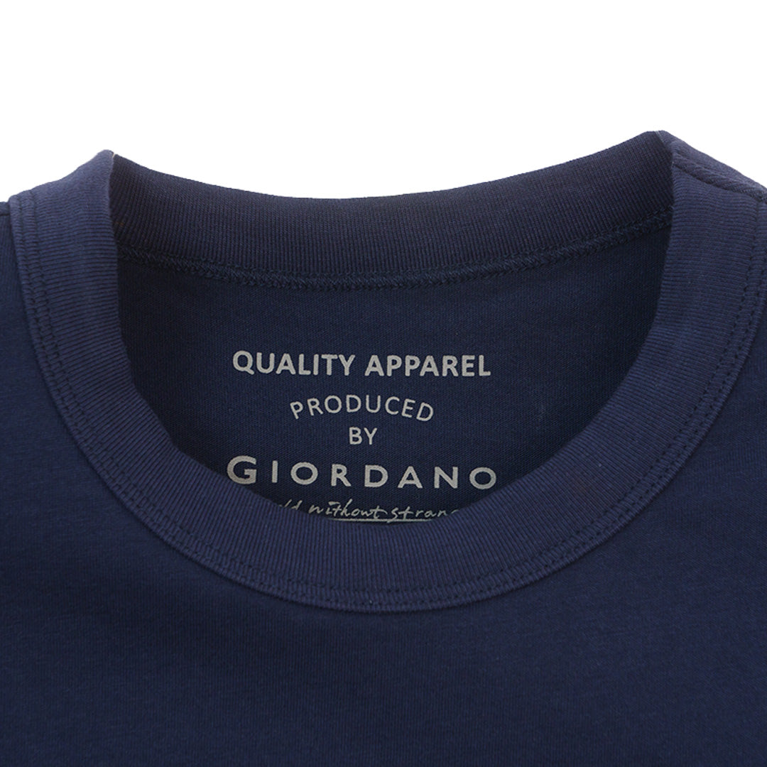 GIORDANO Women's Cotton Jersey Crew Neck Comfort Fit Tee (05322246)