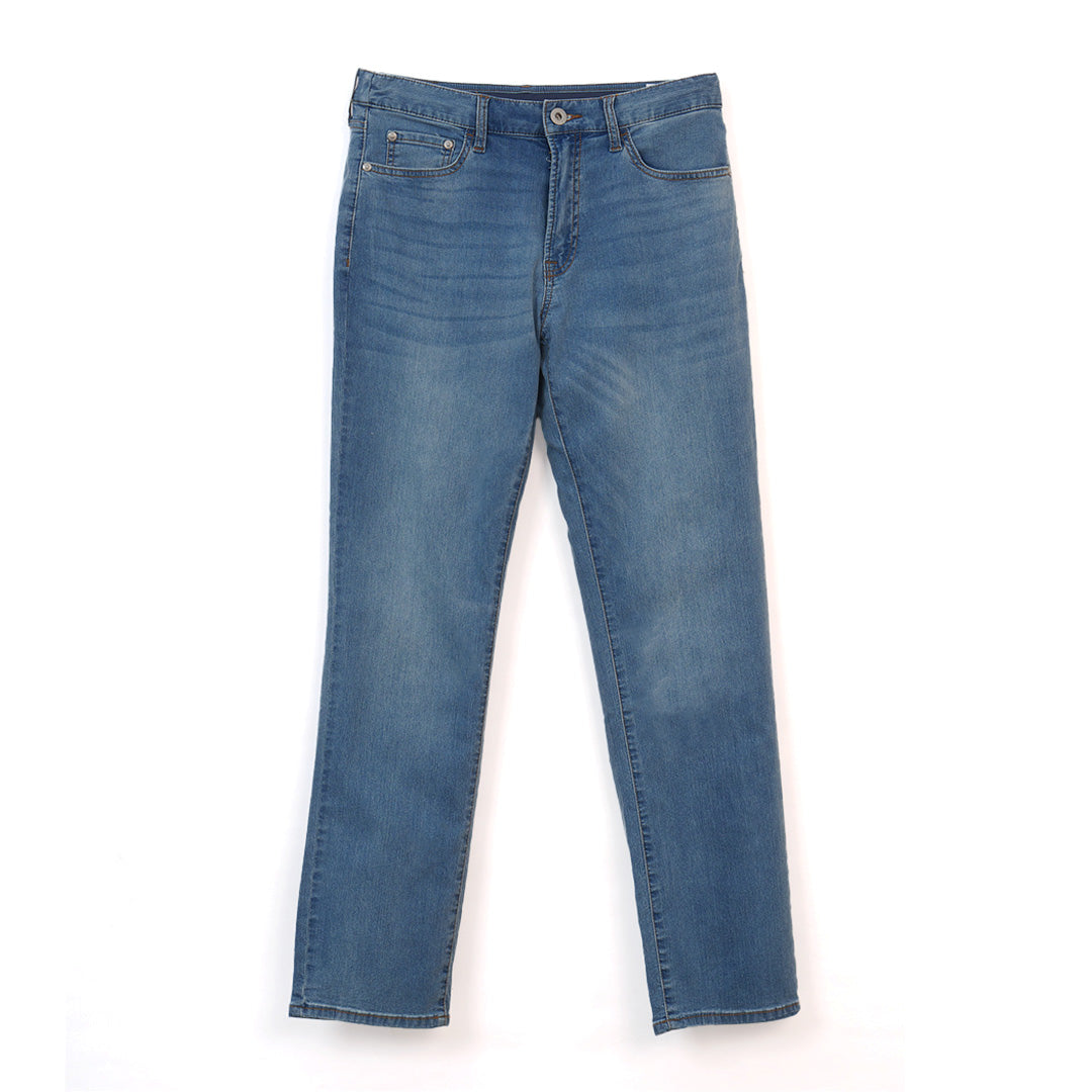 GIORDANO Men's Cotton Nylon Spandex Denim Low Rise Slim Tapered Fit Jeans (01116030)