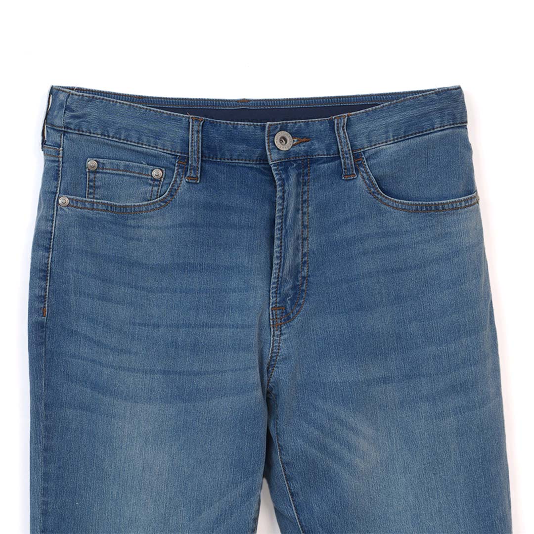 GIORDANO Men's Cotton Nylon Spandex Denim Low Rise Slim Tapered Fit Jeans (01116030)