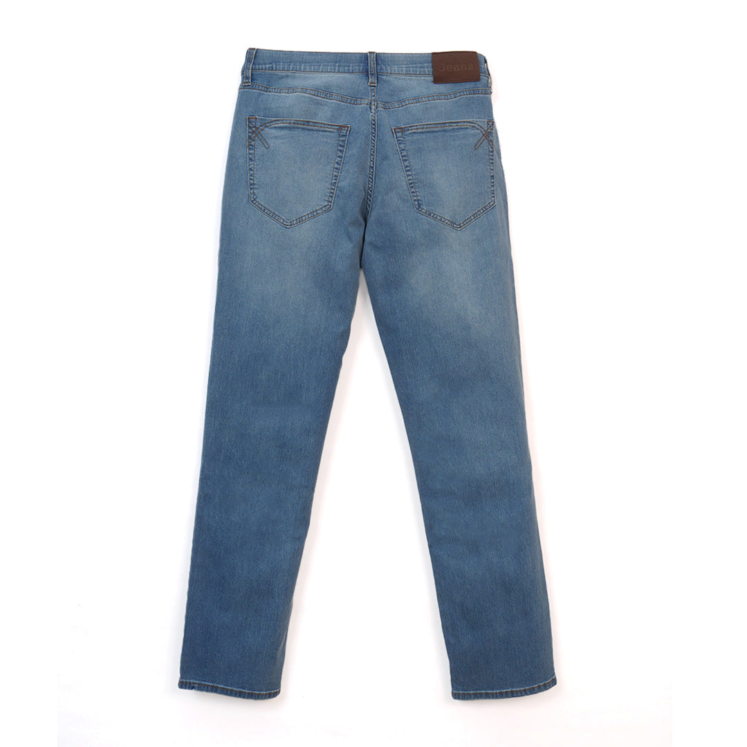GIORDANO Men's Cotton Nylon Spandex Denim Low Rise Slim Tapered Fit Jeans (01116030)