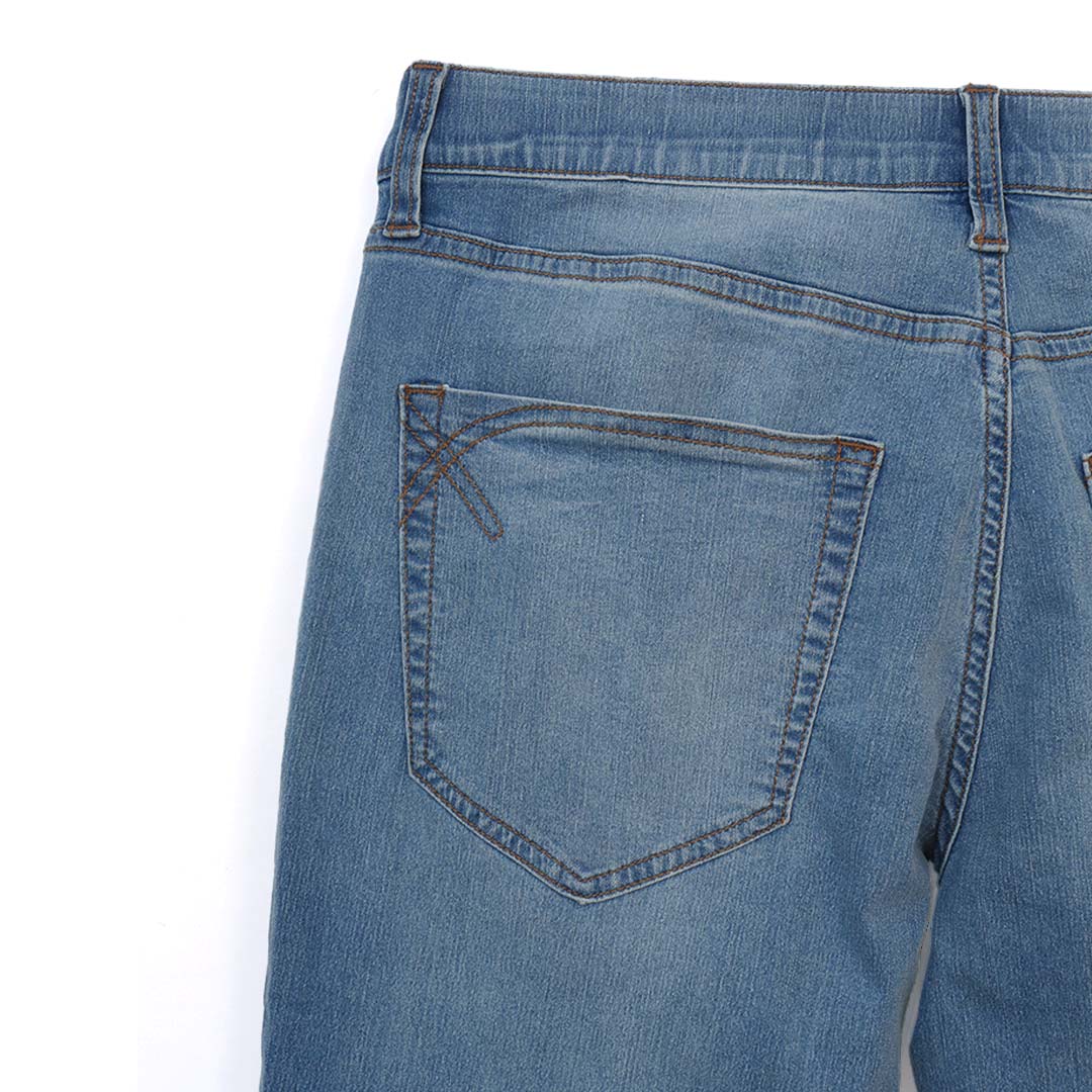 GIORDANO Men's Cotton Nylon Spandex Denim Low Rise Slim Tapered Fit Jeans (01116030)
