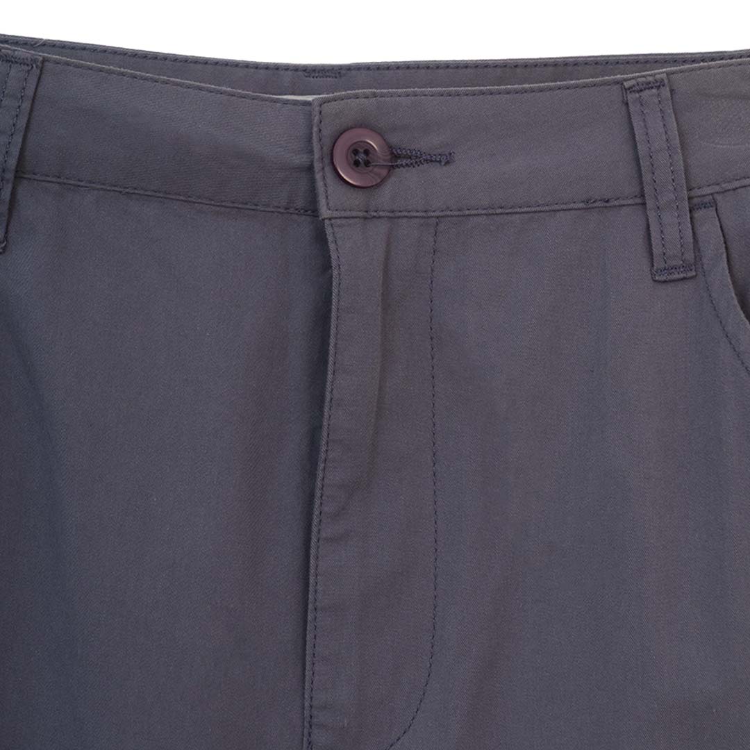 GIORDANO Women's Beau Monde Cotton Twill Mid Rise Loose Fit Pants (13413320)