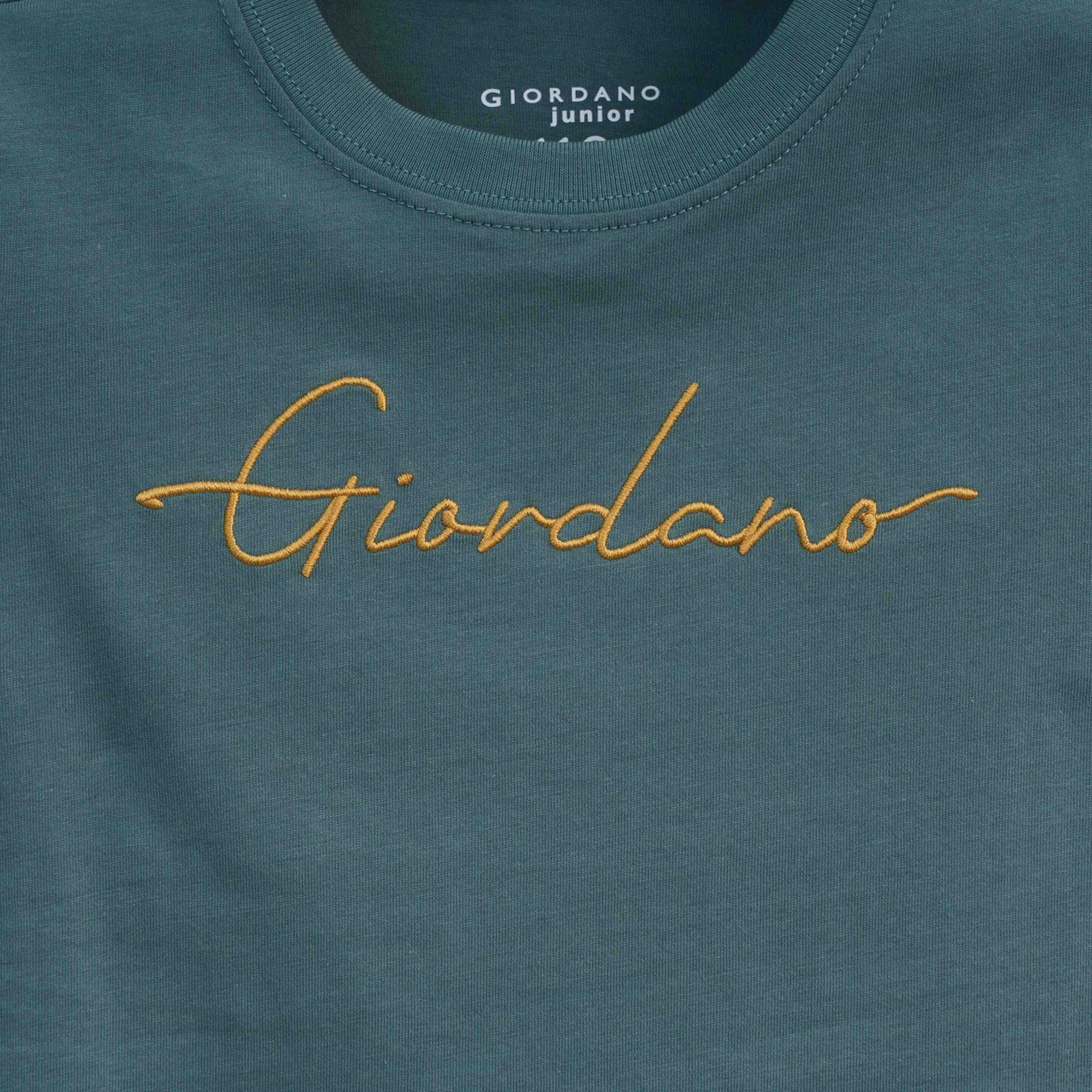 GIORDANO Junior Signature Logo Regular Fit Tee (03086203)