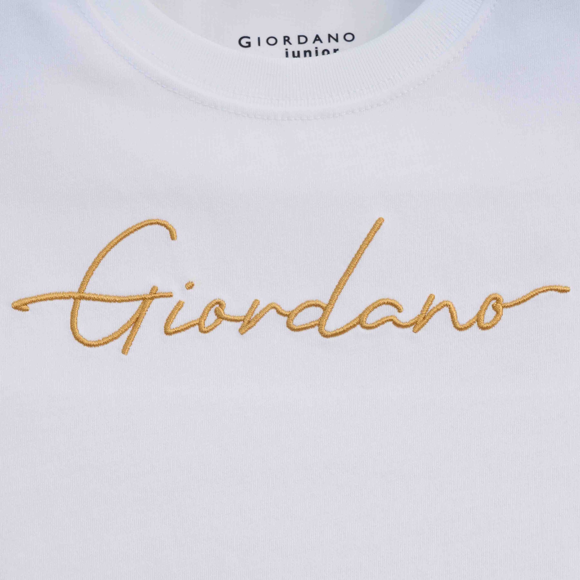 GIORDANO Junior Signature Logo Regular Fit Tee (03086203)