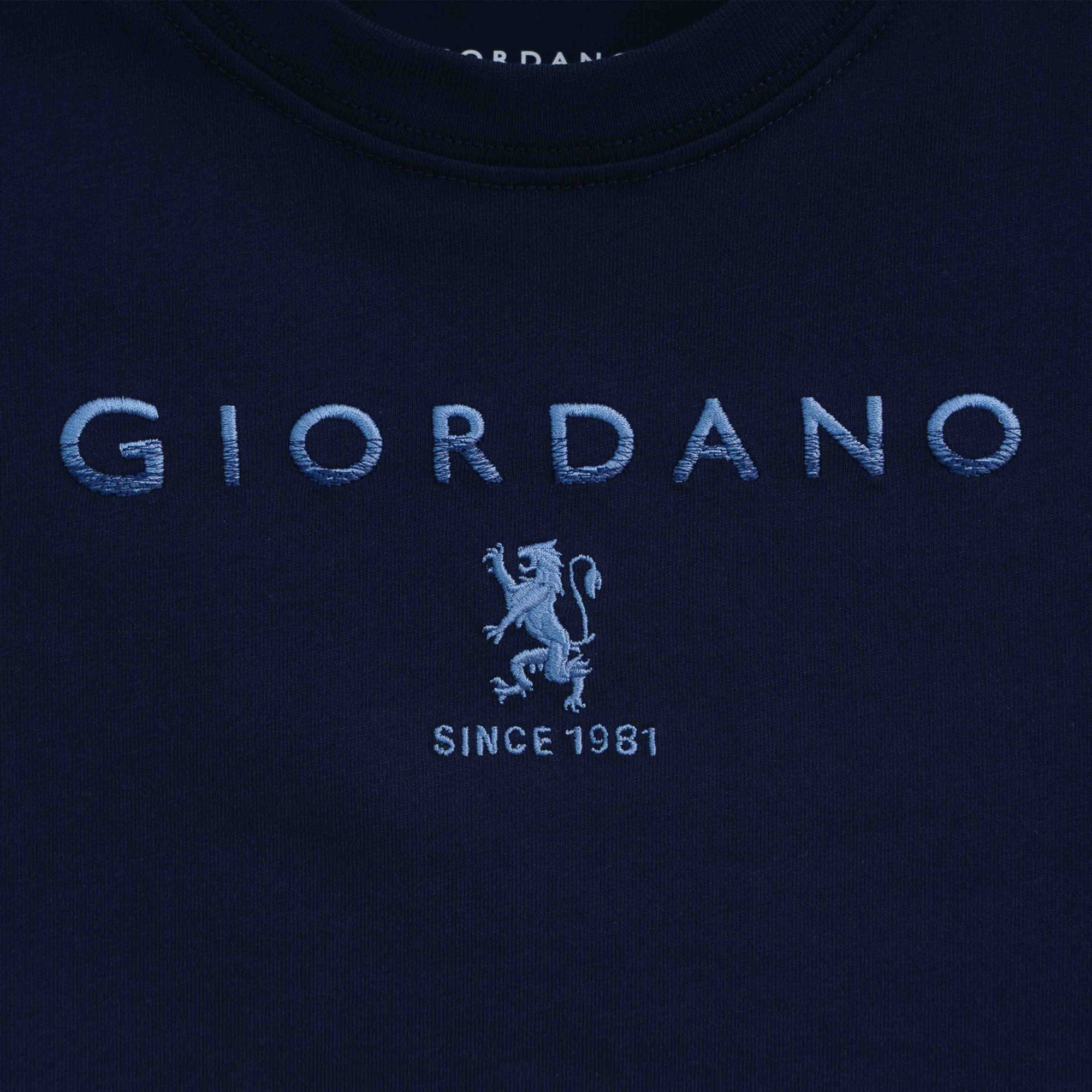 GIORDANO Junior Regular Fit Lion Logo Tee (03086202)