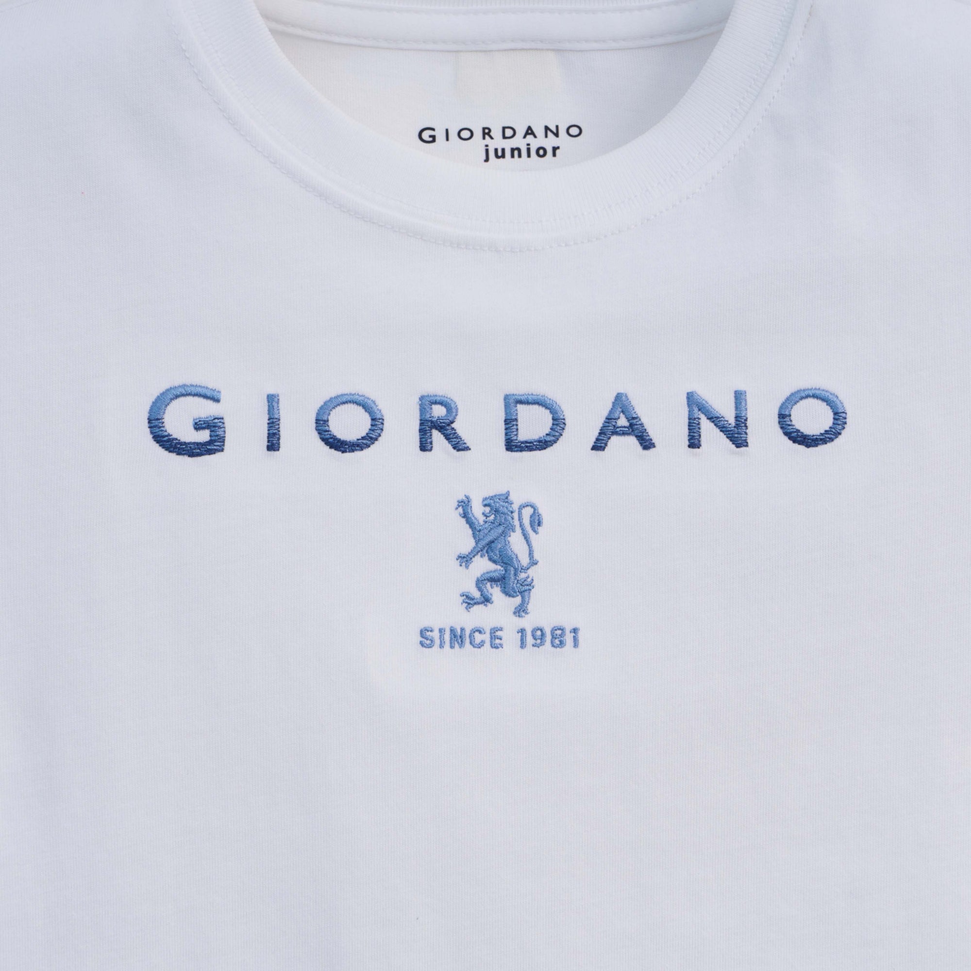GIORDANO Junior Regular Fit Lion Logo Tee (03086202)