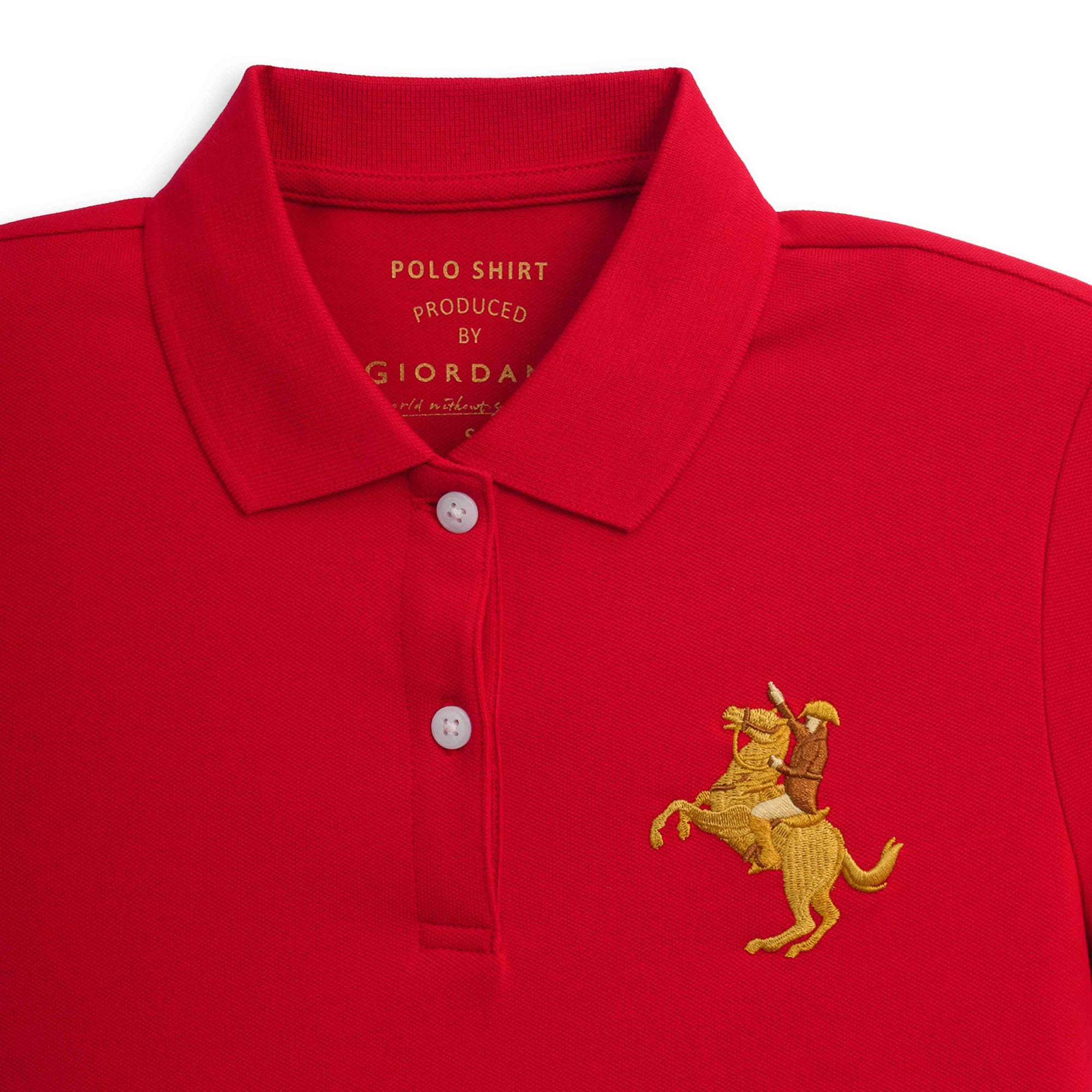 GIORDANO Women's Napoleon LNY Slim Fit Polo (05316214)