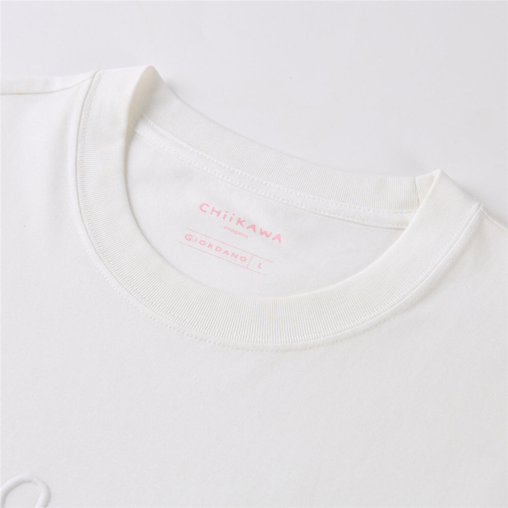 GIORDANO x Chiikawa Men's Sorona Jersey Crew Neck Relax Fit Printed Tee (01096083)