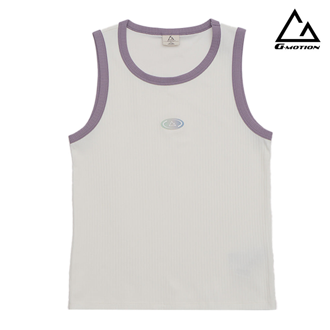 GIORDANO Women's�G-Motion Cotton Polyester Crew Neck Slim Fit Tank Top  (09325301)