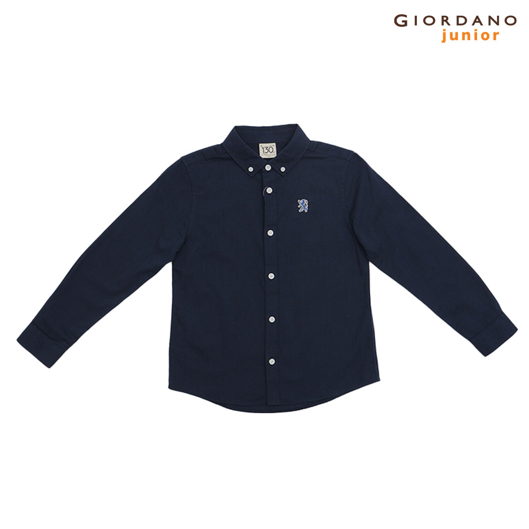 GIORDANO Junior Oxford Long Sleeves Shirt (03043093)