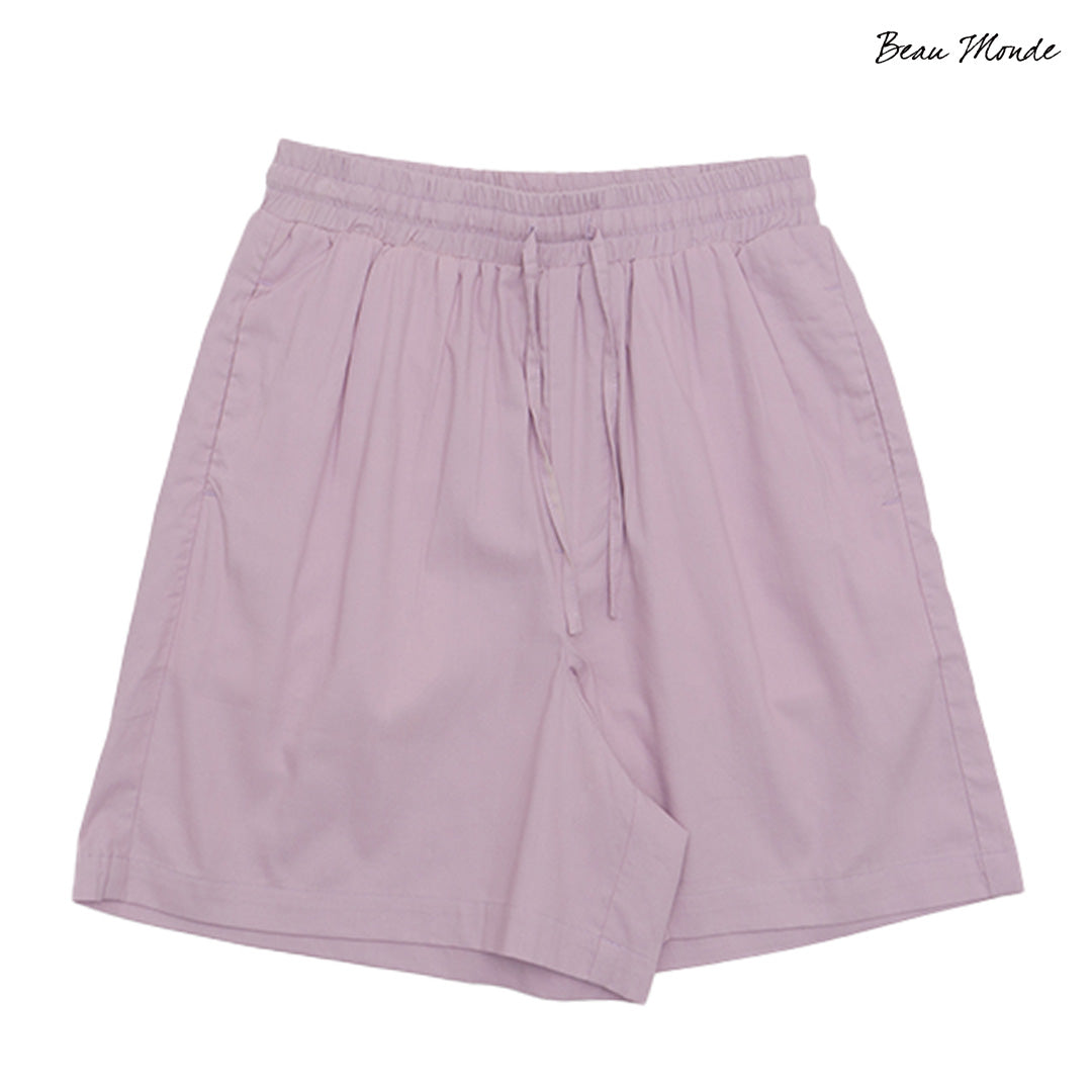 GIORDANO Women's Beau Monde Twill Mid Rise Comfort Fit Shorts (13402340)