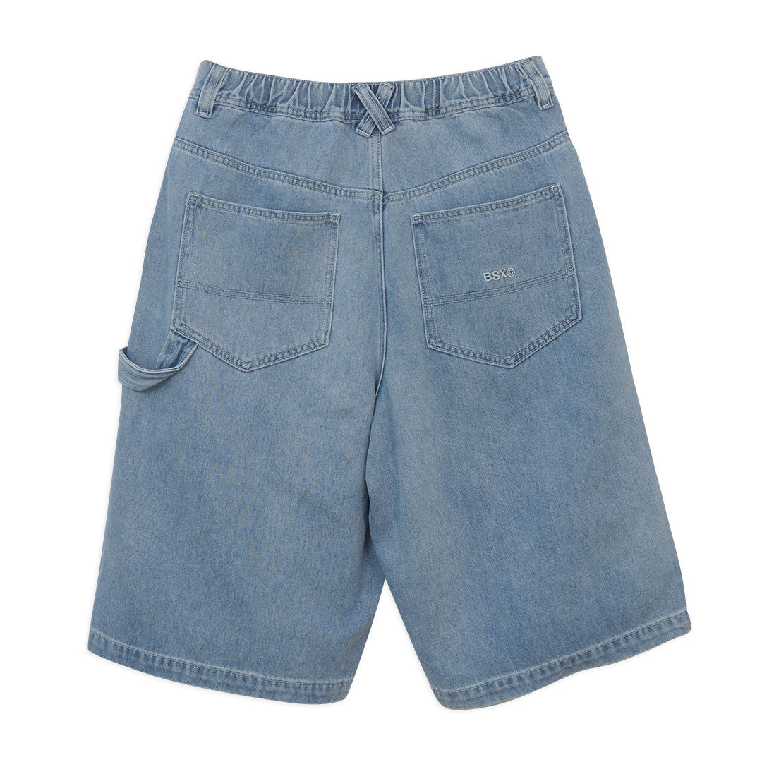 GIORDANO Men's BSX Cotton Blend Denim Regular Fit Pocket Shorts (04106214)