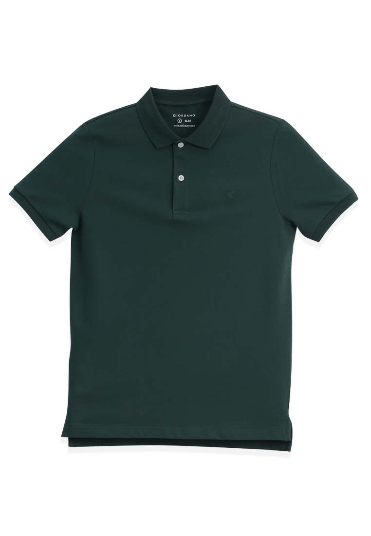 GIORDANO Men's Frog Slim Fit Polo (01016266)