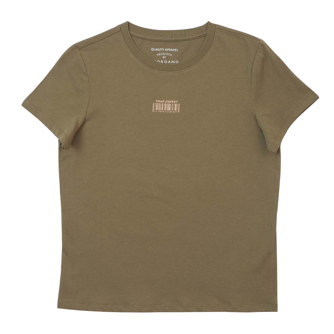 GIORDANO Women's Message Tee  (05395240)