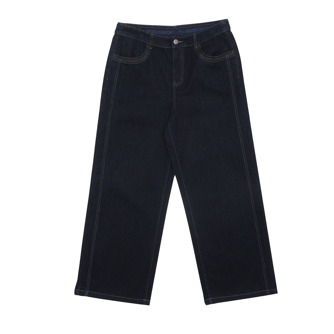 GIORDANO Women's High Waist Wide Leg Denim Pants  (05415039)