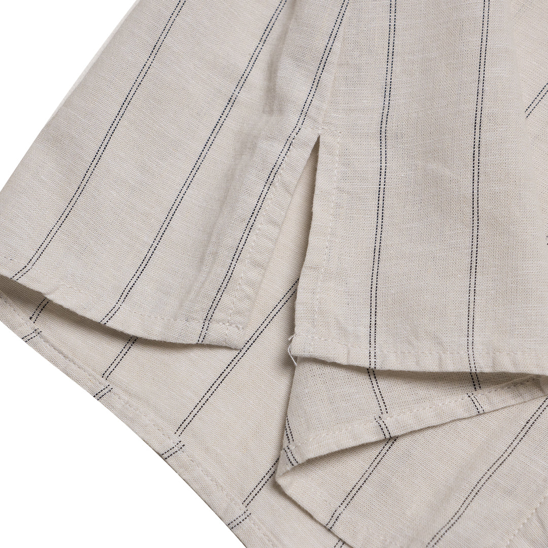 GIORDANO Women's Cotton Linen Poplin Shirt (05344207)