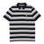 GIORDANO Men's Cotton Striped Small Lion Polo (01015252)