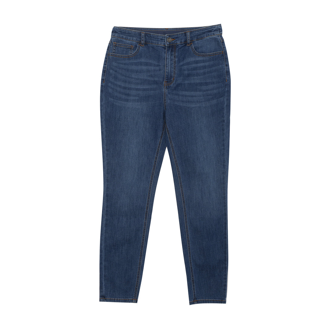 GIORDANO Women's Denim High Waist Slim Tapered Fit Jeans (05415031)