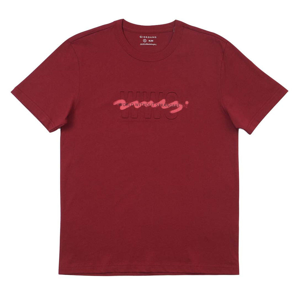 GIORDANO Men's WWS Printed Tee  (01095318)