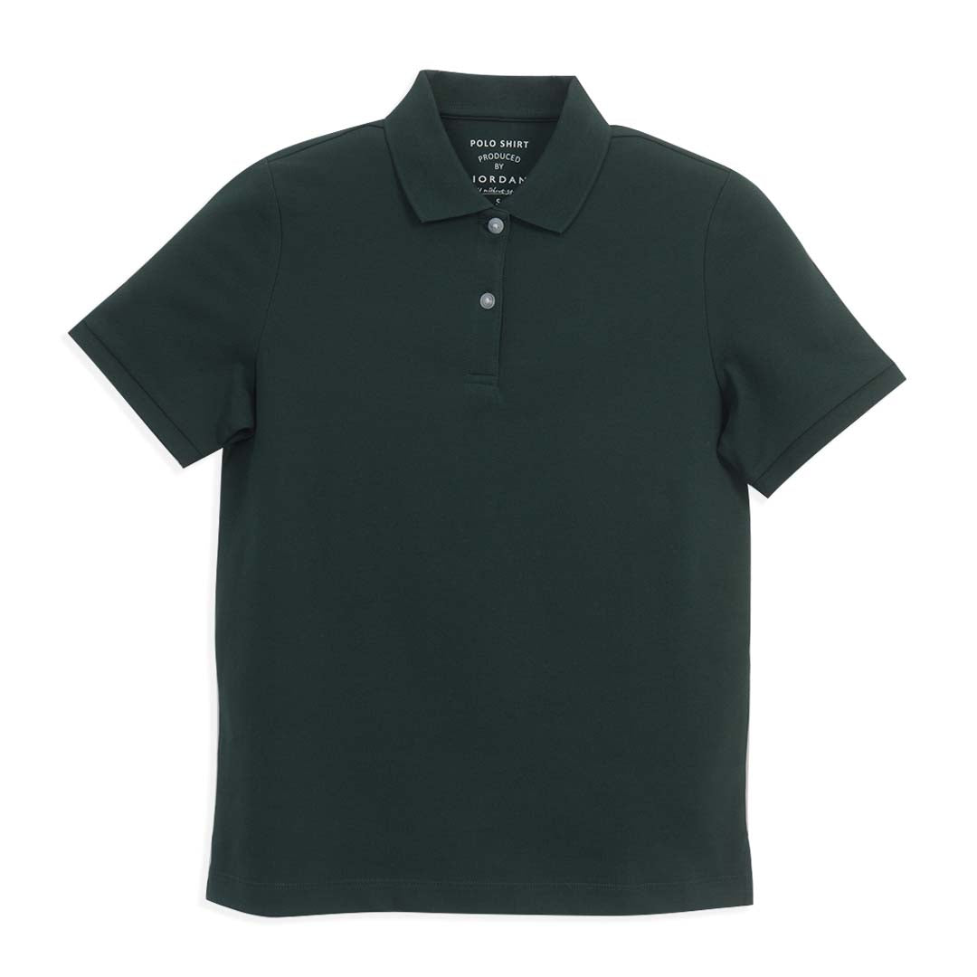 GIORDANO Women's Sweatmark-Free Cotton Lycra Pique Comfort Fit Polo (05316248)