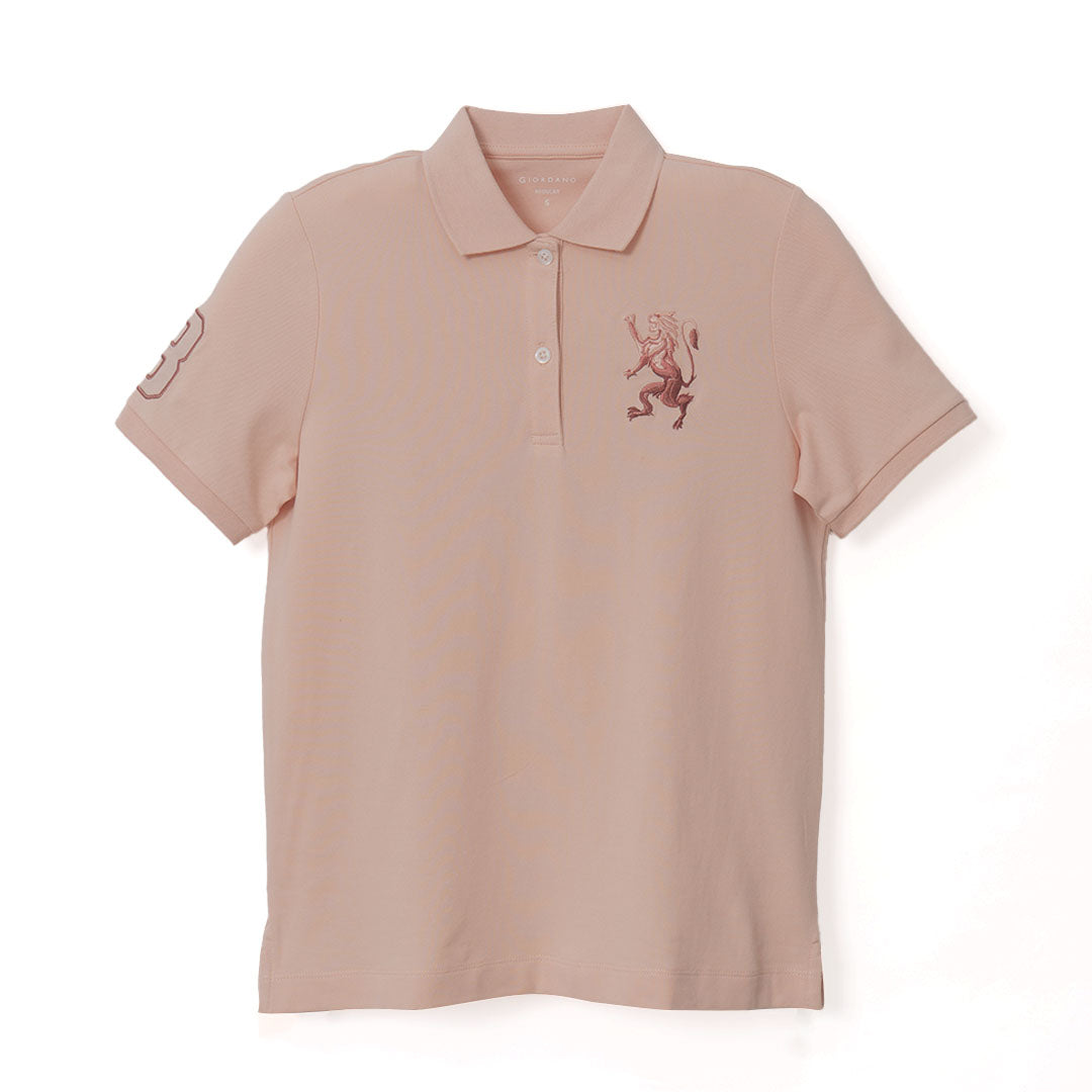 GIORDANO Women's Comfort Fit 3D Lion Polo (05316227)