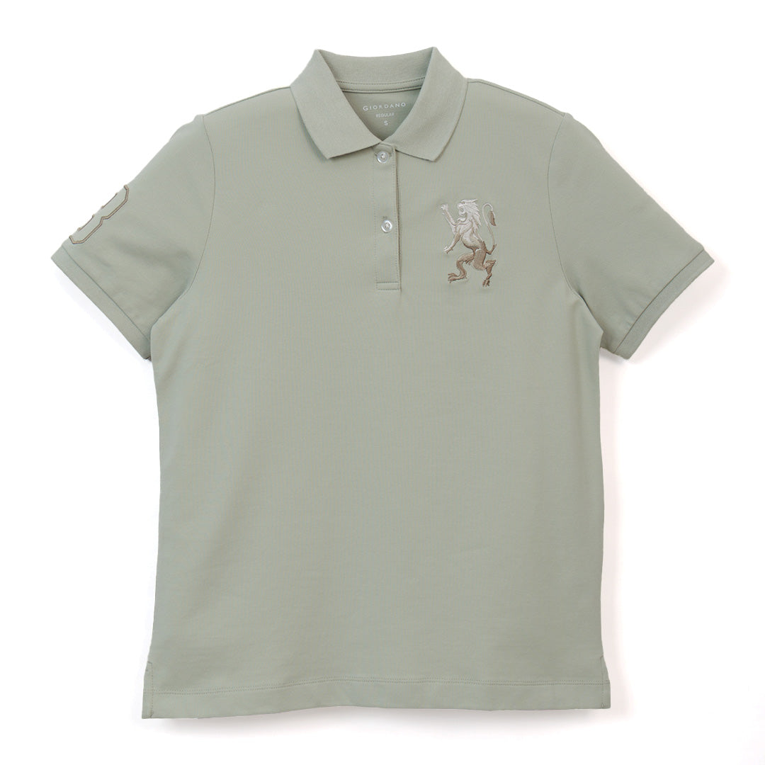GIORDANO Women's Comfort Fit 3D Lion Polo (05316227)