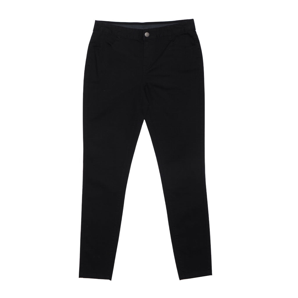 GIORDANO Women's Cotton Lycra Twill Mid Rise Slim Tapered Pants  (05415038)