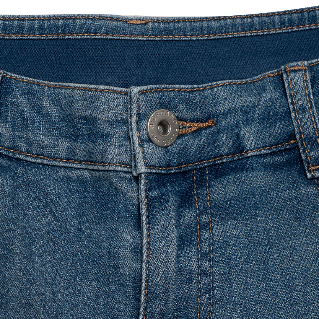 GIORDANO Women's High Waist Wide Leg Denim Pants (05413039)