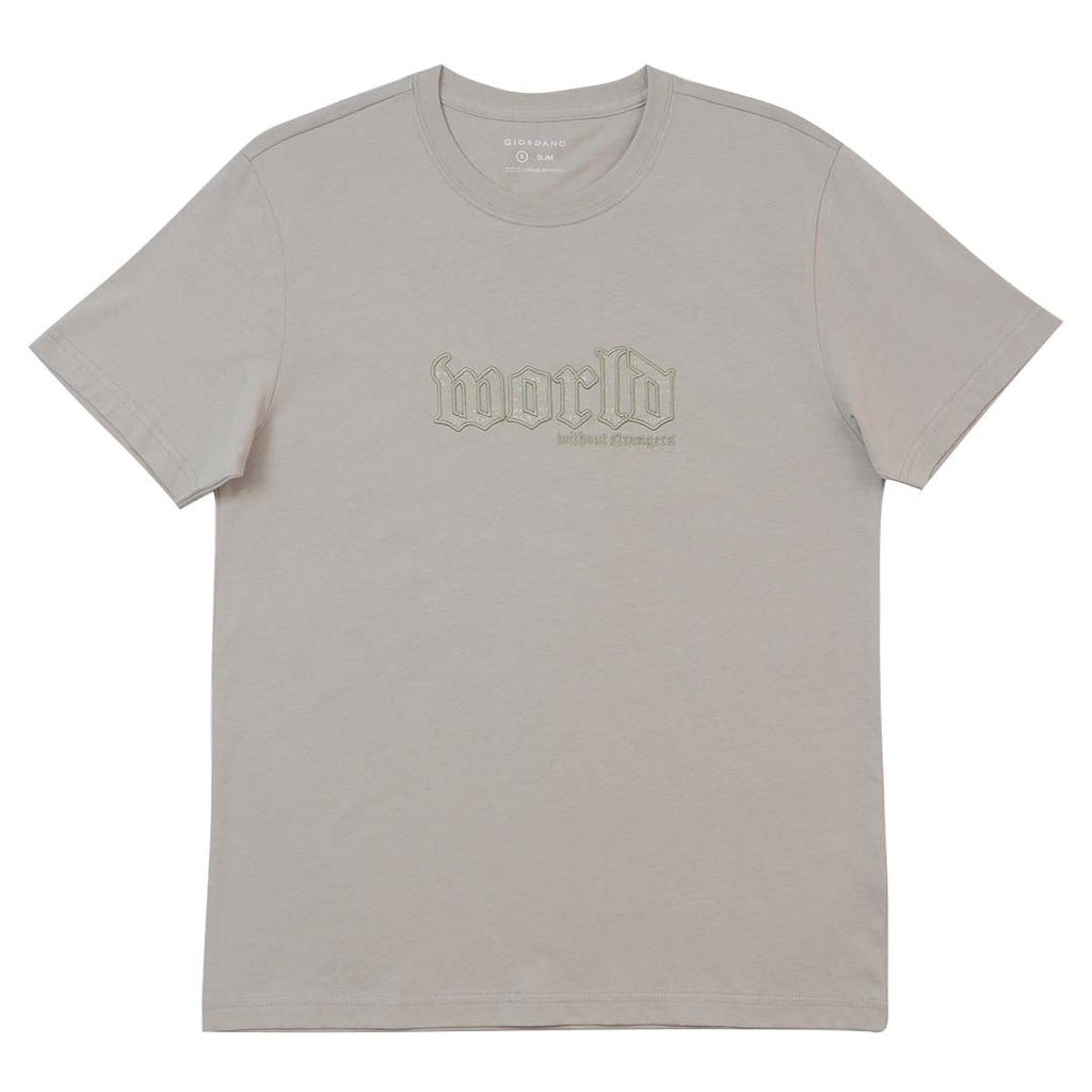 GIORDANO Men's WWS Printed Tee  (01095318)