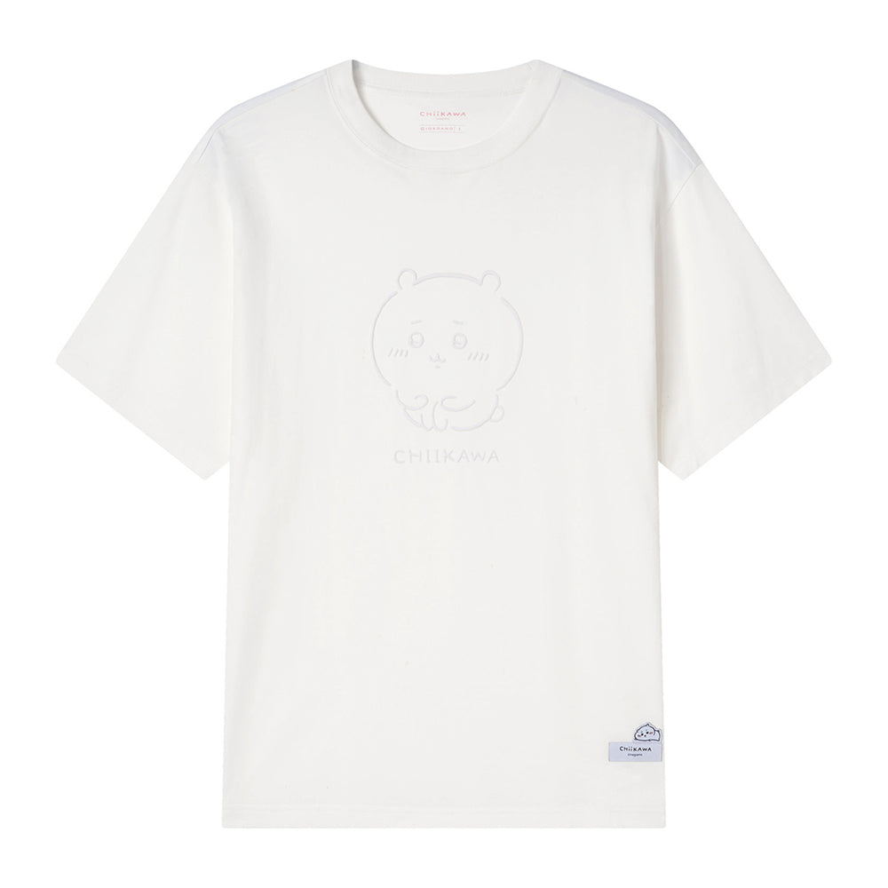 GIORDANO x Chiikawa Men's Sorona Jersey Crew Neck Relax Fit Printed Tee (01096083)