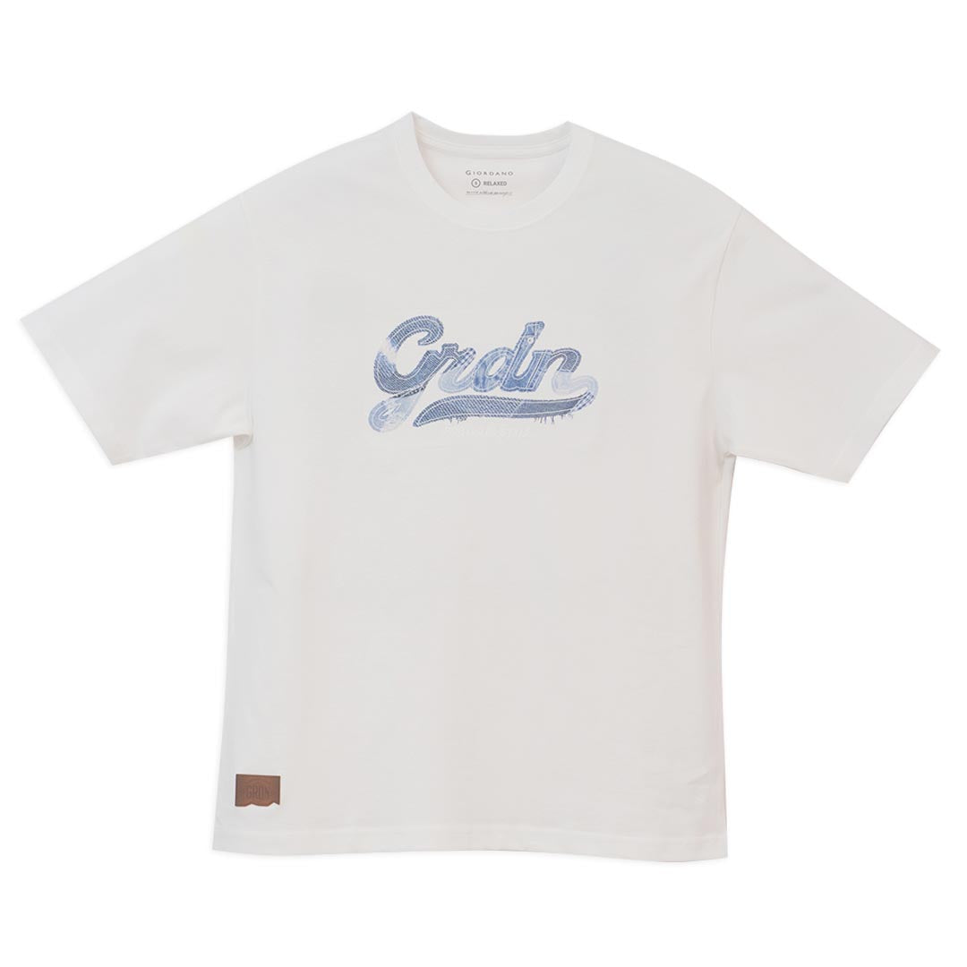 GIORDANO Men's Cotton Jersey Relax Fit Printed Tee�(01096267)