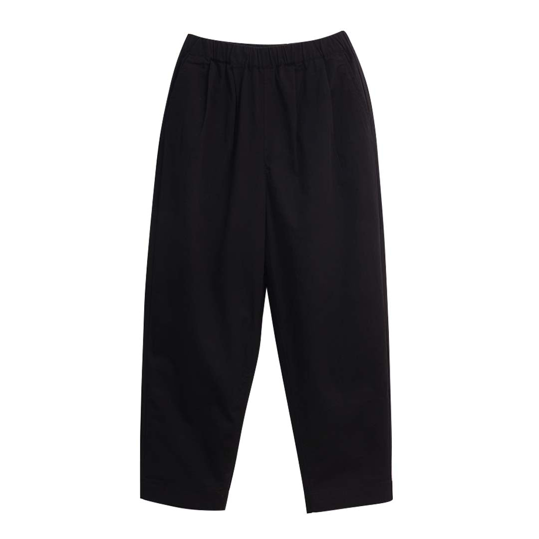 GIORDANO Women's Cotton Twill High Waist Relax Tapered Fit Audrey Pants (05425005)