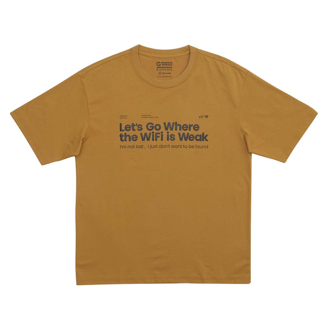 GIORDANO Men's Sorona Urban Outdoor Printed Tee  (01095233)