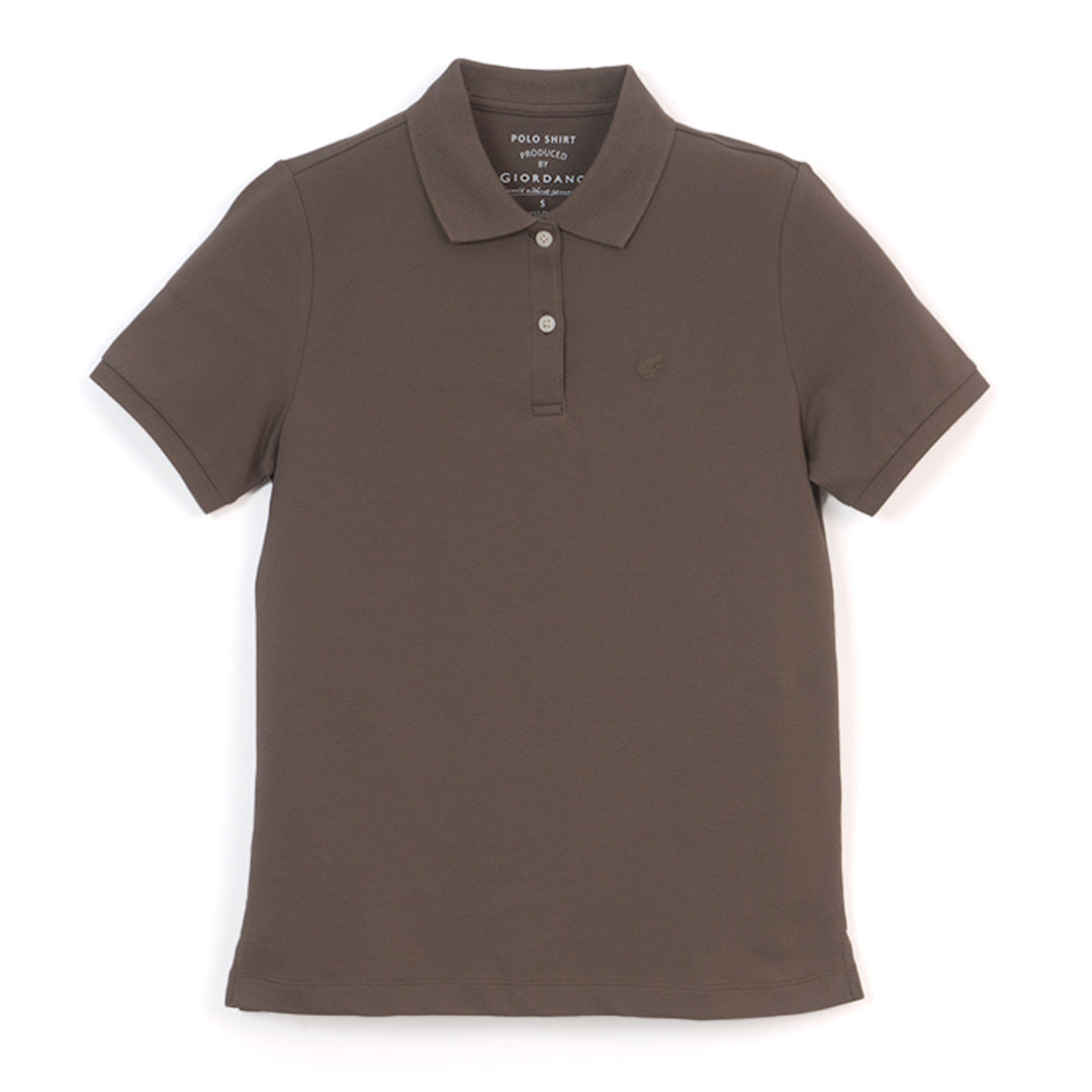 GIORDANO Women's Frog Comfort Fit Polo (05316266)