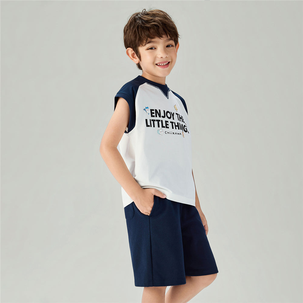 GIORDANO Junior x Chiikawa Sorona Jersey Crew Neck Relax Fit Printed Tee (03086300)
