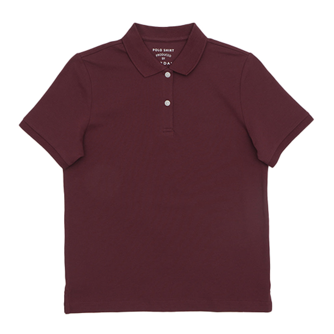 GIORDANO Women's Cotton Lycra Solid Polo (05315317)