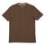 Giordano Men's Cotton Jersey Crew Neck Tee in Brown