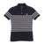 GIORDANO Women's Pique Knit Collar Slim Fit Stripe Polo (05316230)