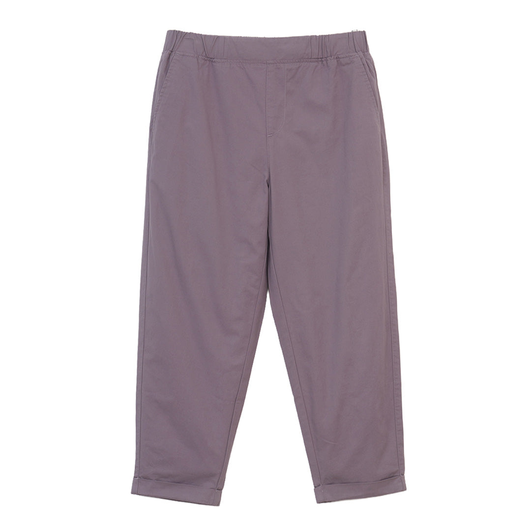 GIORDANO Women's Cotton Twill Mid Rise Relax Tapered Audrey Cropped Pants (05426256)