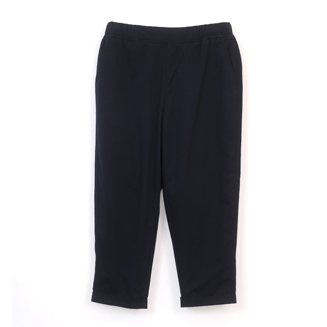 GIORDANO Women's Cotton Twill Mid Rise Relax Tapered Audrey Cropped Pants (05426256)