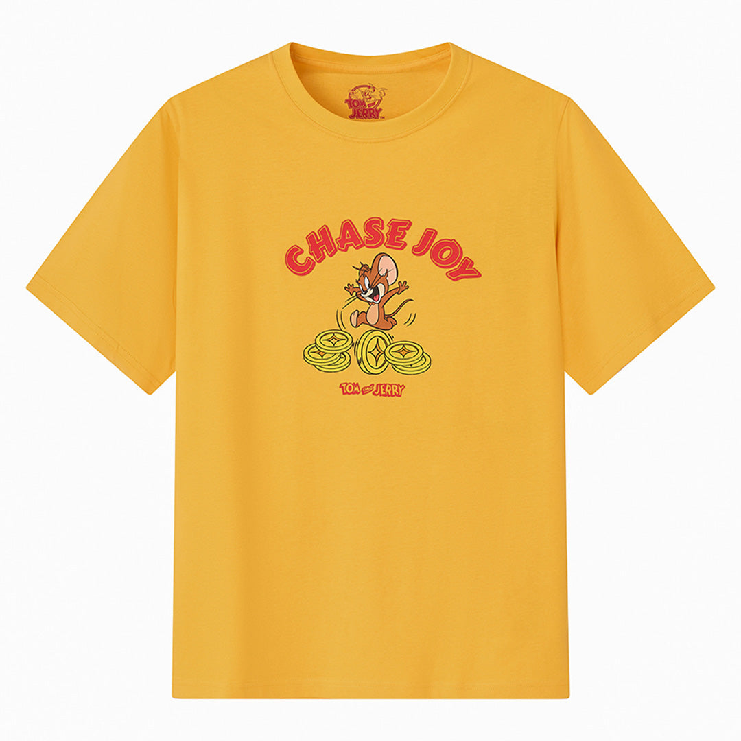 GIORDANO Men's Tom and Jerry  Relax Fit Printed Tee (01096286)
