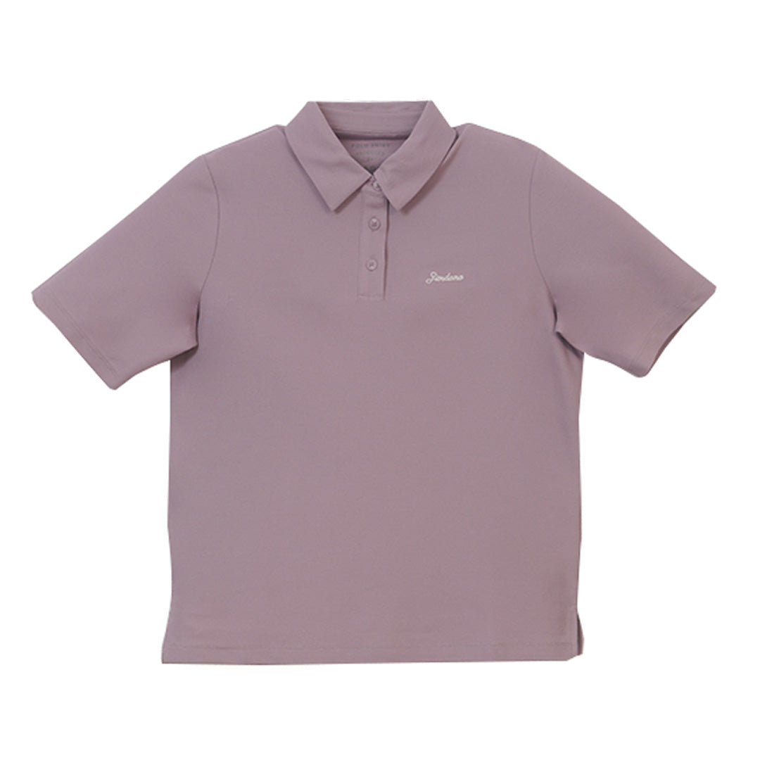 GIORDANO Women's Pique Knit Collar Comfort Fit Polo (05315391)