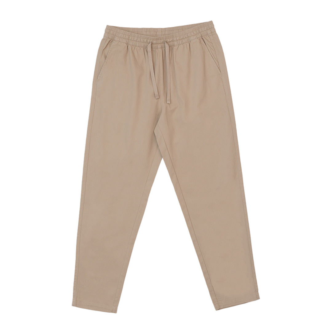 GIORDANO Women's Cotton Twill Mid Rise Relax Tapered Pants  (05415059)