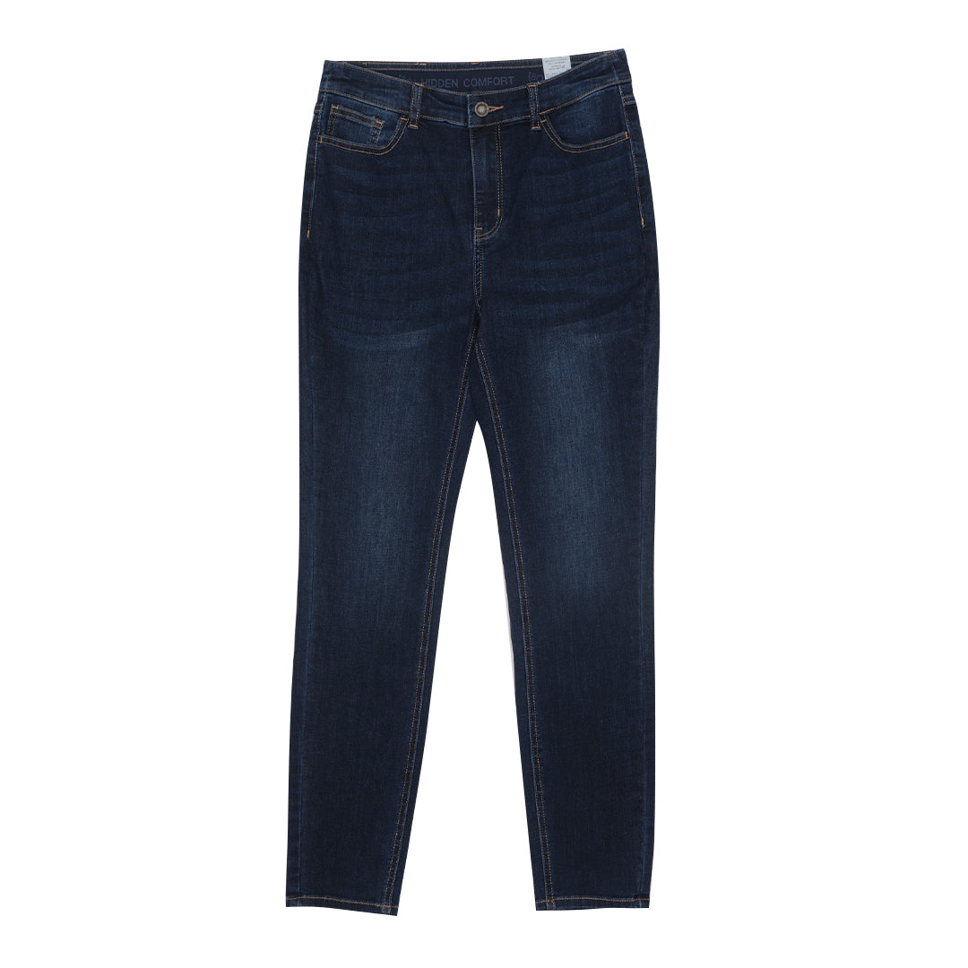 GIORDANO Women's Denim High Waist Slim Tapered Fit Jeans (05415031)