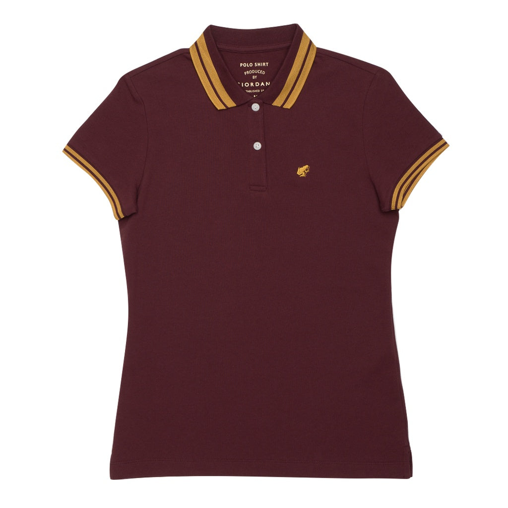 GIORDANO Women's Frog Polo (05312700) - 05 - Shady Red
