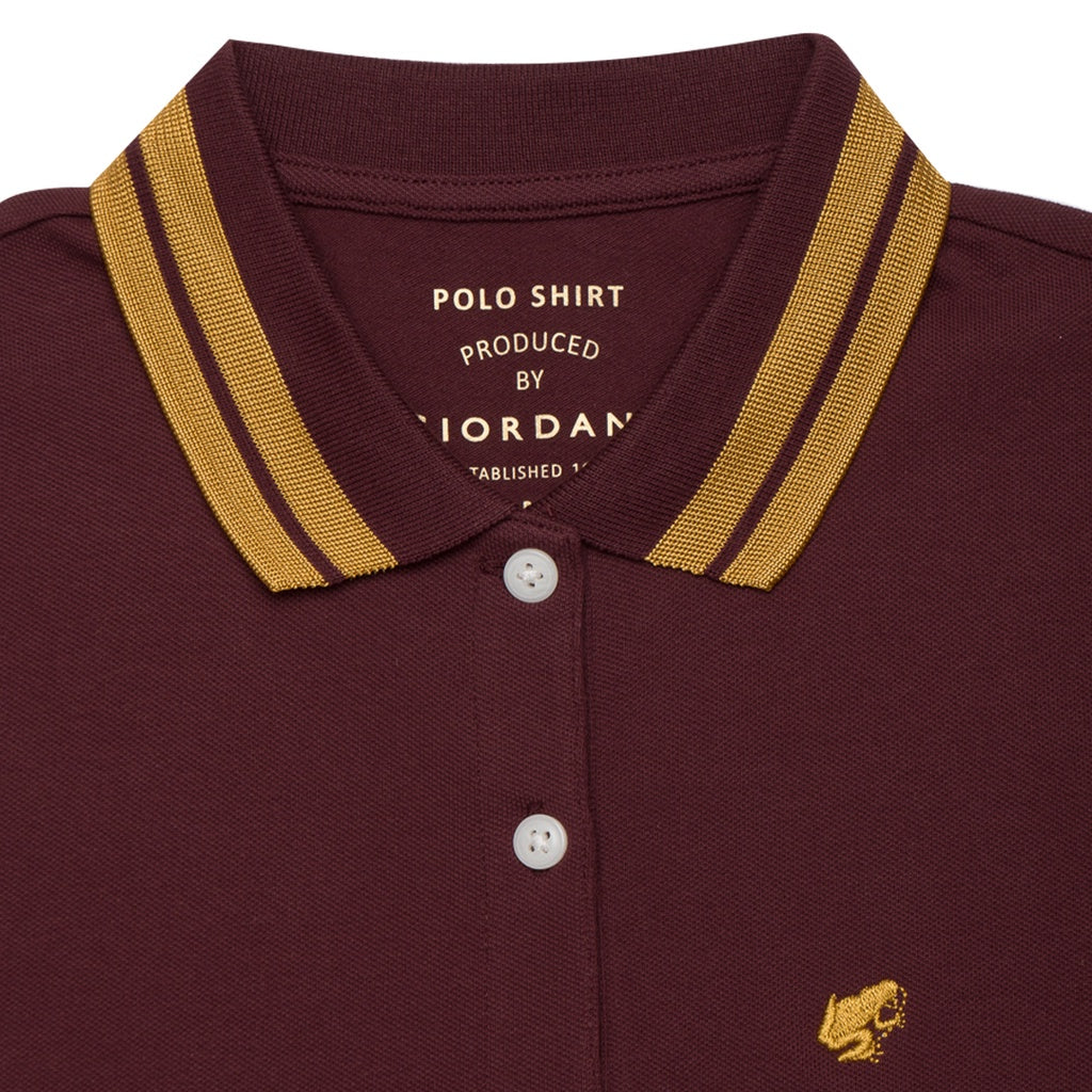 GIORDANO Women's Frog Polo (05312700) - 05 - Shady Red