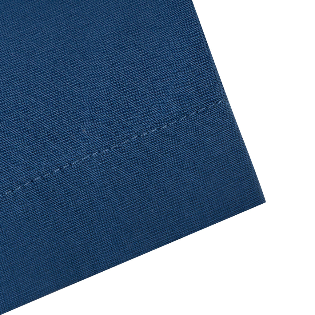 Women's Poplin Round Neck Shirt (05343216) - 21 - Airforce Blue