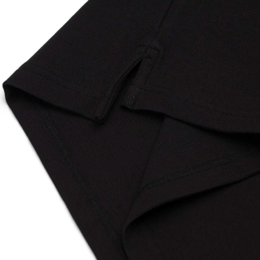 GIORDANO Men's Cotton Polyester Waffle Polo (01013253) - 02 - Signature Black