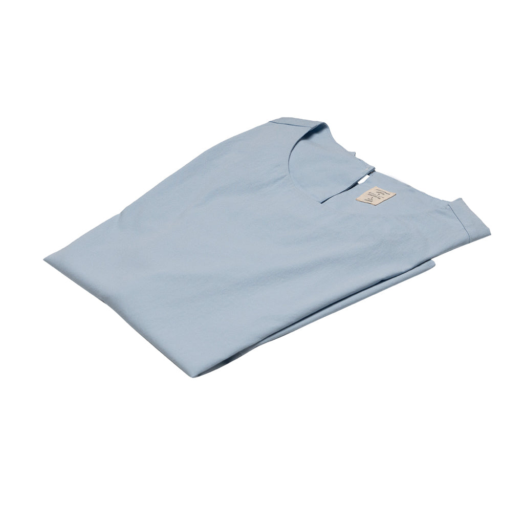 Women's Poplin Round Neck Shirt (05343216) - 18 - Cashmere Blue